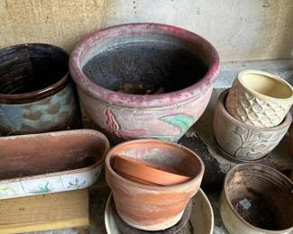 311 assortedlotofceramicterracottaplant