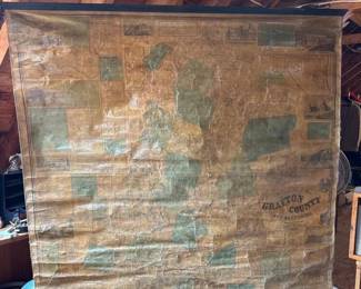 189 1860topographicalwallmapofgraftonc