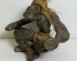 426 handcarvedwoodentribalfigurewithfi