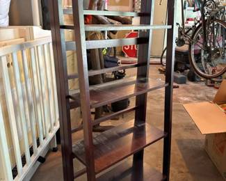 595 foldingwoodenbookshelfwith4shelves
