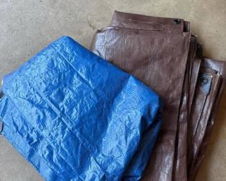 613 bluebrownpolyethylenetarps
