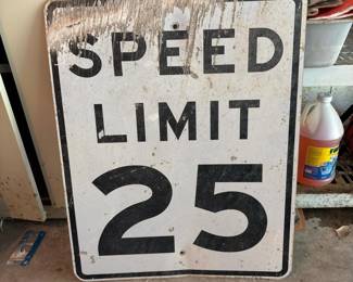 405 speedlimit25metalroadsignfromjeff