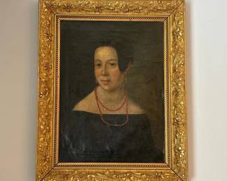 031 21x2675vintageoilportraitpainting