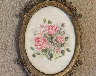 519 4x65smallwatercolorfloralpainting