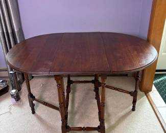 351 vintagewoodendropleafgatelegdining