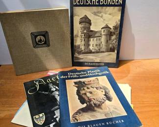 111 vintagegermandieblauenbcherdasalt