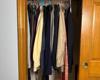 377 closetlotofmensshirtsjacketsties