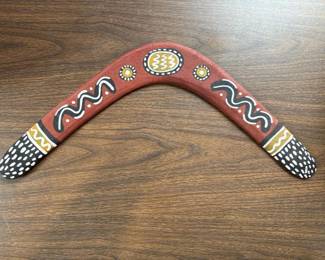 171 handpaintedaboriginalstylewoodenret