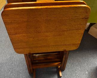 Tv tray set