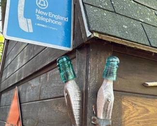 118 vintagenewenglandtelephonesigntwoa