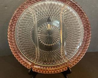 172 vintagepinkpressedglass3sectiondiv