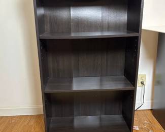 377 darkbrown3shelfadjustablebookcase