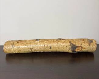 026 vintagebirchlogcarvedcandleholder