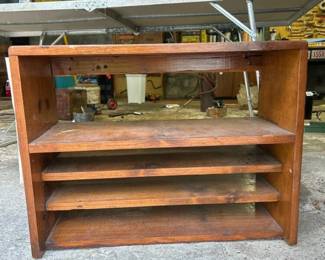 326 wooddesktoporganizerwith4fixedshel
