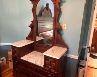 024 victorianeramarbletopdresserwithmi