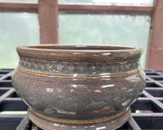 342 glazedceramicplanterbonsaipot