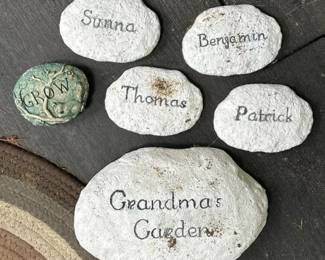 340 setofpersonalizedengravedgardenston