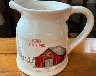 358 sullivansceramicholidaypitcher