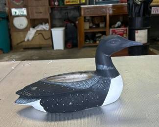 240 vintagehandpaintedceramicloondecoy