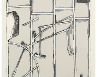 2266 Craig Kauffman (1932-2010) Untitled, State III, 1980 Lithograph and screenprint in colors on Copperplate Deluxe paper A bon à tirer impression, aside from edition of 15 Initialed, dated, and inscribed "BAT" in pencil in the lower margin: CK81; Cirrus Editions, Los Angeles, CA, prntr./pub., with their blindstamp in the lower left margin corner, and their black ink copyright stamp and pencil work number, 299c-CK80 / St.III, on the verso of that same margin corner Image: 39 1/8 x 26 3/4in; Sheet: 42 1/4 x 29 3/4in Estimate: $150 - $250