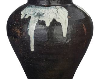 2199 Ken Matsuzaki (b. 1950) A studio glazed stoneware pot, late 20th/early 21st century Unmarked 18.5" H x 16" Dia. Estimate: $300 - $500