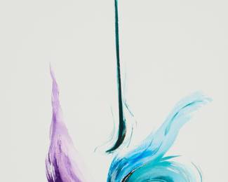 2012 Seta Manoukian (b. 1945) Untitled from the "Vertical Series" Watercolor and ink on paper Signed and dated in pencil lower right: Seta 2002 Sight: 29 1/2 x 21 1/2in Estimate: $600 - $800