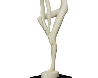2189 Austin Productions "The Dancer," 1970 Enameled plaster on composite base Incised: AUSTIN PROD / INC © Plaster: 18.75" H x 7.75" W x 6.25" D; Overall: 21" H x 6.5" W x 5.5" D Estimate: $100 - $200