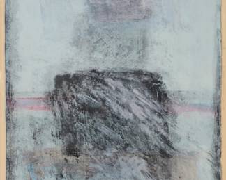 2205 George Joji Miyasaki (1935-2013) "The Sky and the Sea," 1961 Lithograph in colors on paper Edition: 8/11 Signed, titled, dated, and numbered in pencil in the lower margin: Miyasaki 61 Image: 25 x 19 1/8in; Sight: 25 3/4 x 20in Estimate: $400 - $600