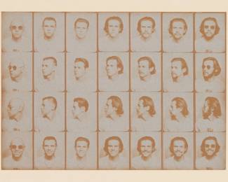 2264 Doug Edge (b. 1942) "Shave and a Haircut," 1970 Lithograph in colors on wove paper Edition: 7/42 Signed, dated, and numbered in pencil in the lower margin: Edge 70 Image: 8 x 11 1/4in; Sheet: 22 3/8 x 28 5/8in Estimate: $300 - $500