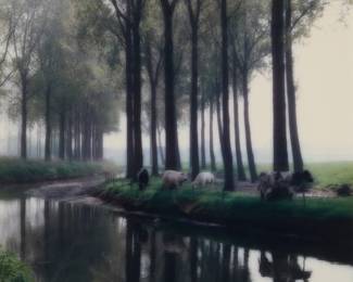 2219 Lynn Geesaman (1938-2020) "Parc de Seaux, France" Chromogenic print on photographic paper From the edition of unknown size and date Appears unsigned; titled by repute Sight: 18 3/4 x 18 3/4in Estimate: $200 - $300