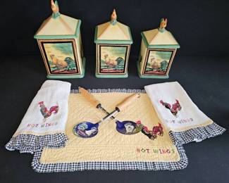 Country Farmhouse Rooster Kitchen Collection