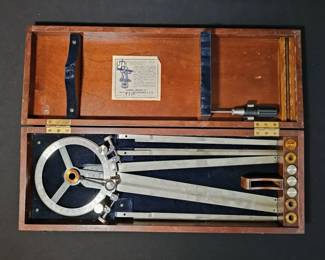  02 Vintage 1976 WarrenKnight Co. ThreeArm Protractor NASA Property