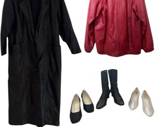 Womens Fashion Leather Jackets, Designer Boots, Western Belts  More