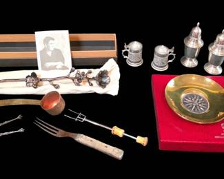 Vintage  Designer Estate Lot Luxury Barware, Sterling Silver, Michael Aram,  Greek Silver
