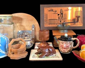 Eclectic Vintage Decor  Collectibles Estate Lot