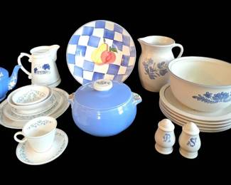 Vintage Blue  White Collection  Pfaltzgraff, Franciscan, Hall,  More