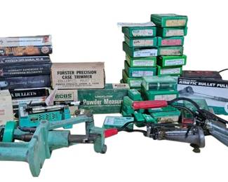 The Ultimate Reloading Bench Starter Lot  RCBS Press, Tumbler, 2x Lyman Lubrisizers,  More