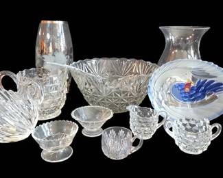 Vintage Glassware  Fostoria, WaltherGlas,  Bleikristall