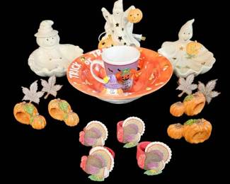 Lenox Ghost Lamp  Fall Decor Lot  Apollo Ware