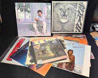 Vintage Vinyl LP Records * Santana * ZZ Top * Lionel Richie *
