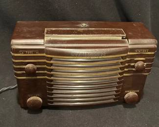 Vintage Brown Westinghouse Radio * Works!