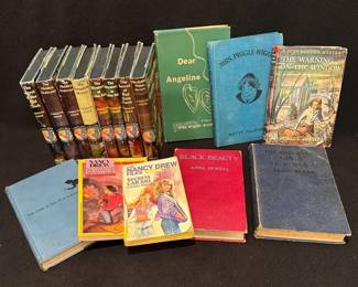 Lot Of Vintage Nancy Drew Mysteries & Classic Girls Juvenile Fiction * Most Are 1930s-1950s