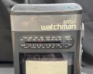 Sony Mega Watchman * Black & White TV * AM/FM Receiver *