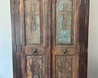 Unique & Versatile Solid Wood 7 Foot Tall Armoire * See Photos For Details