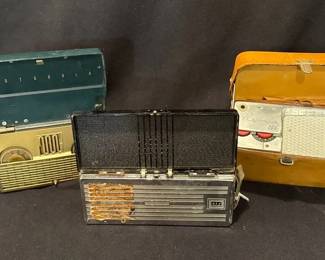 3~ Unique Vintage Radios * Westinghouse, Motorola, Revere 400 * Non-Working * 7-9” Long