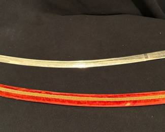 Vintage Indian Rajput 36” Sword With Sheath * Ornate Etching * Made In India