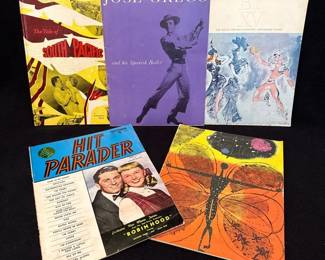 Vintage Circa 1940s Ballet & Musical Programs * Autographed José Greco!