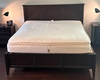 Majestic Modern King Size Wooden Bed With Drawer Storage