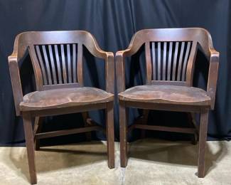 2 Antique chairs.