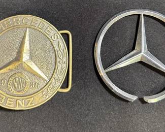 Mercedes Benz Belt Buckle * Hood Ornament *
